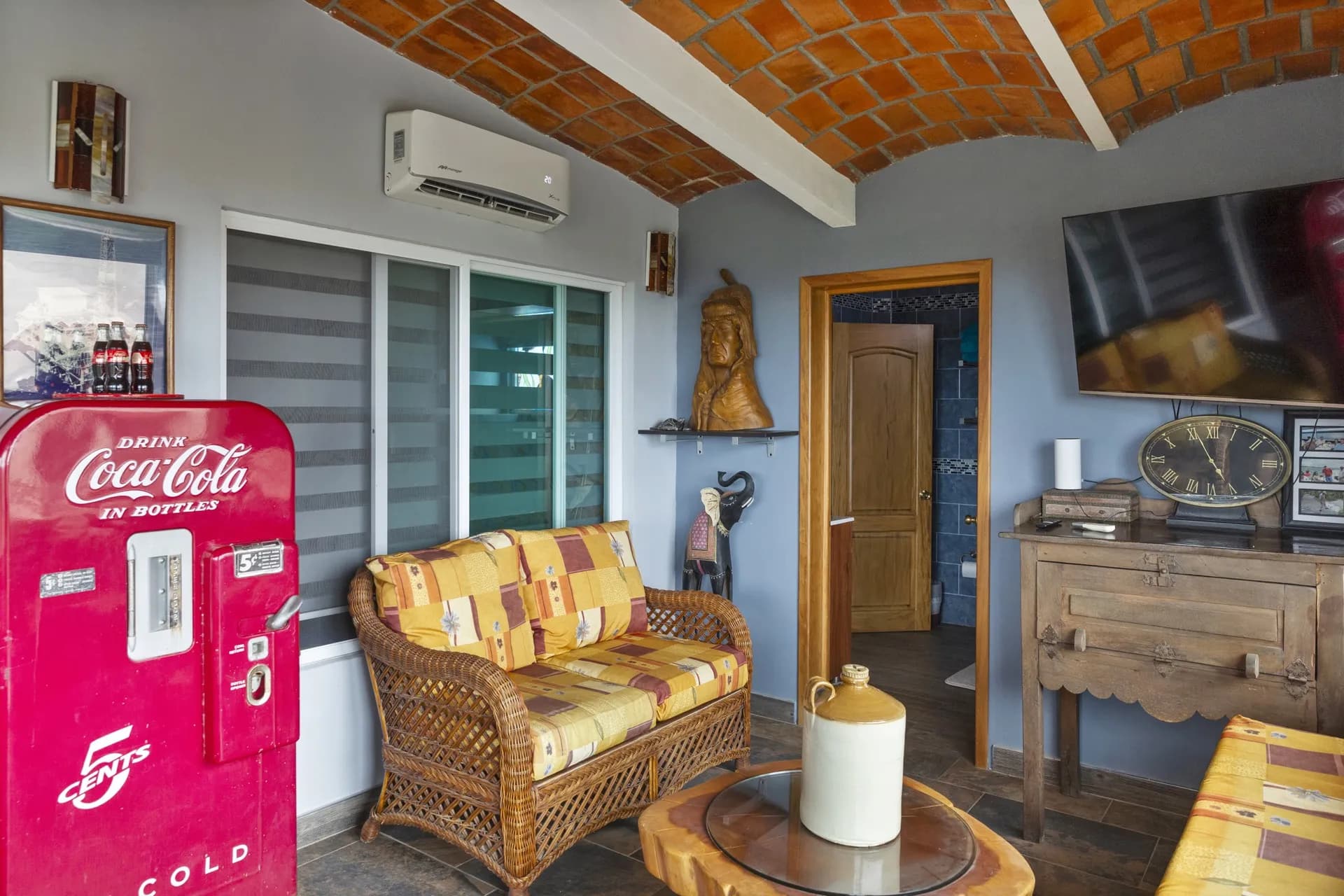 Evening ambiance with terrace lighting