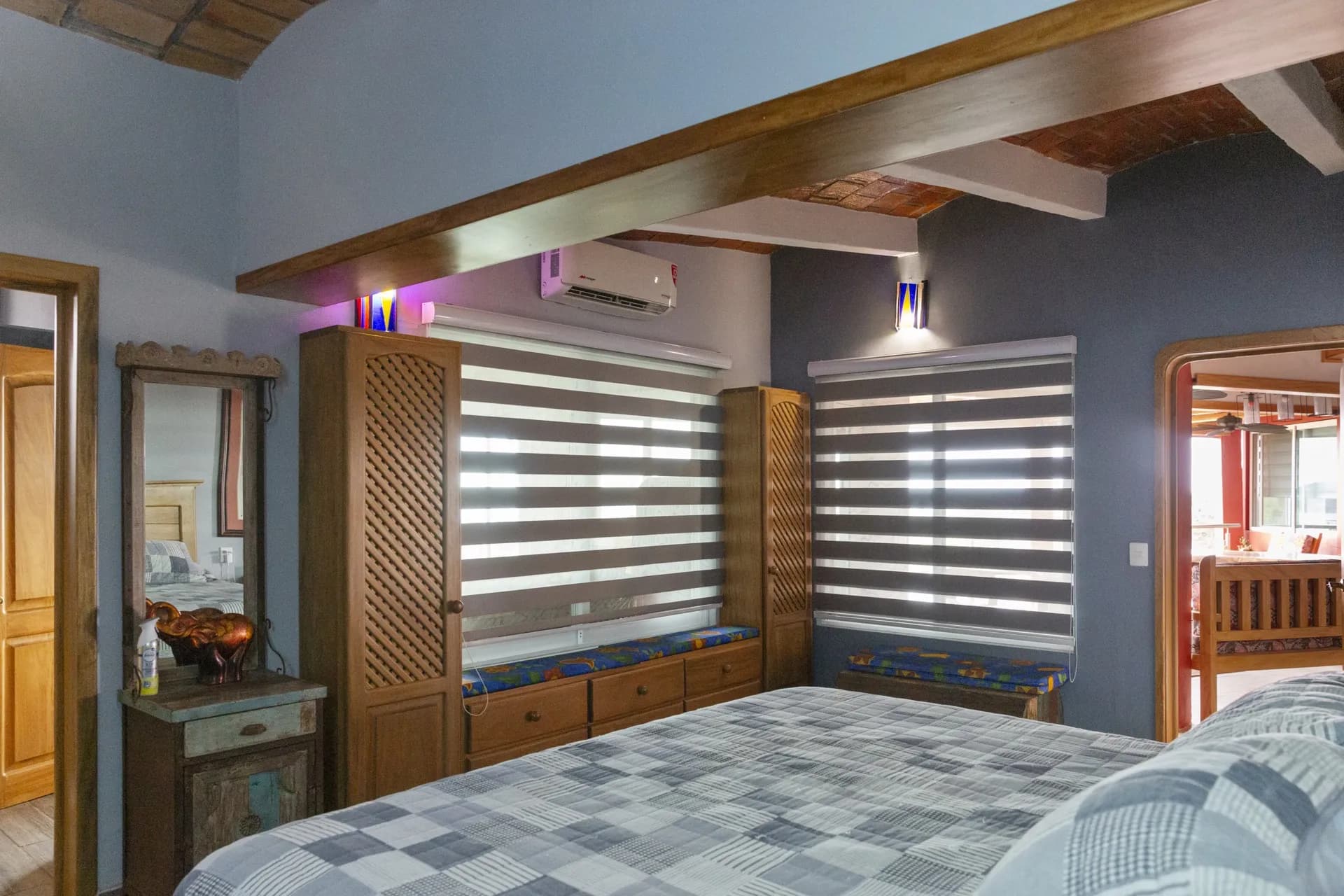 Private balcony with hammock and ocean views