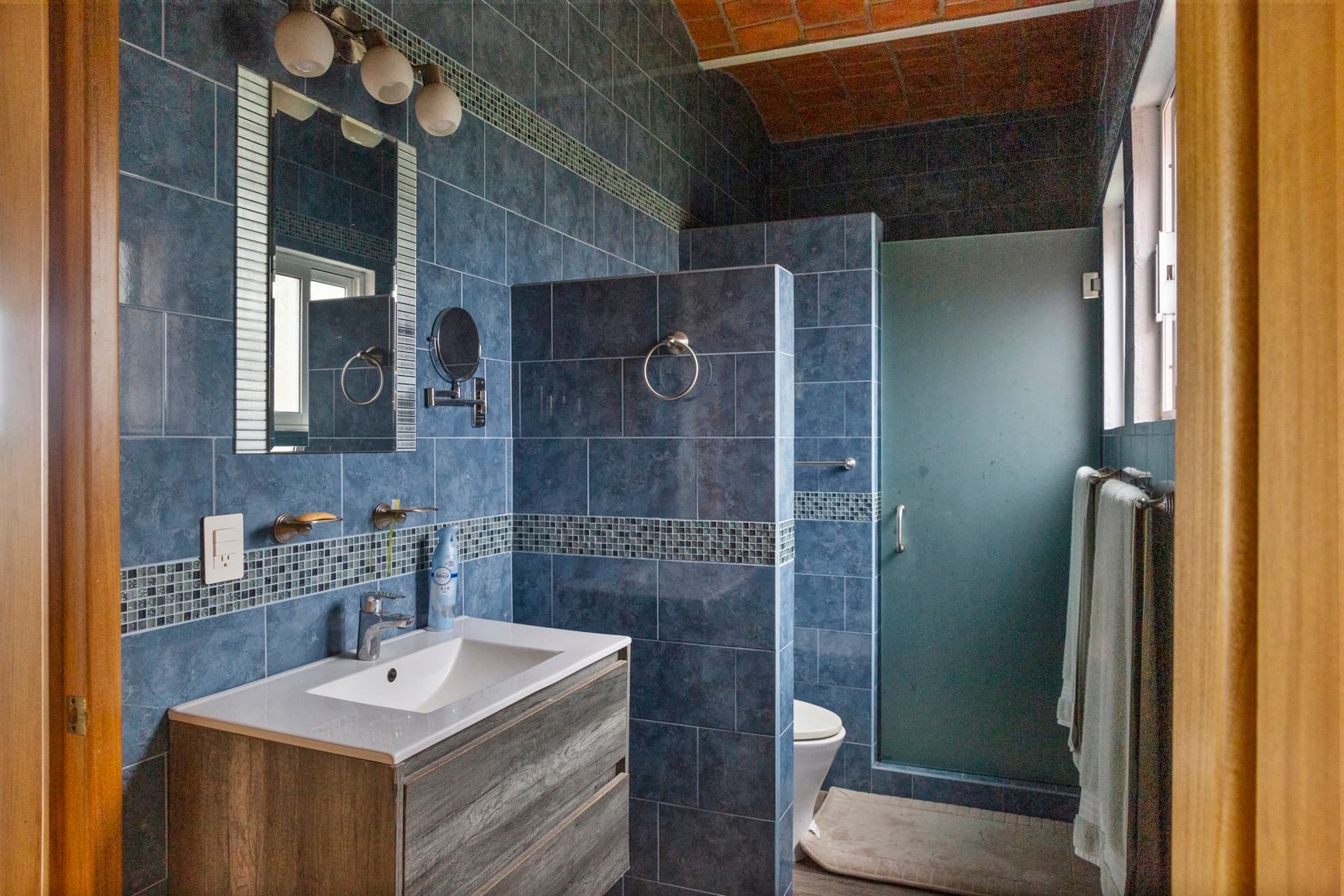 Master bedroom suite with panoramic windows